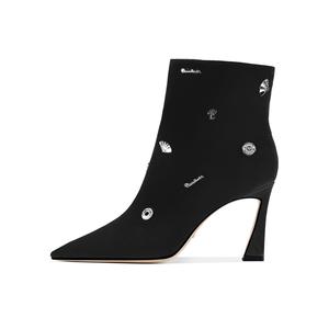 Ботильоны женские Shesrim, темно-серый