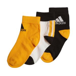 Детские носки Adidas, 3 пары (белый/золотой/черный)
