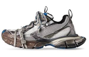 Мужские массивные кроссовки Balenciaga 3XL, серый/синий