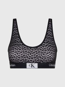 Кружевной бюстгальтер без косточек - CK96 Calvin Klein, черный