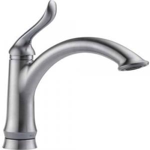 Кухонный смеситель Delta Linden с одной ручкой, arctic stainless