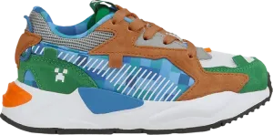 Кроссовки Puma Minecraft x RS-Z Little Kid Grass Block, разноцветный