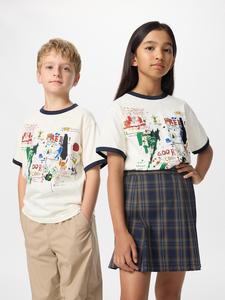 Футболка с графическим принтом в стиле поп-арт Uniqlo, цвет 01 белый