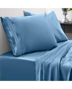 Комплект постельного белья из микрофибры, 4 предмета, размер King Sweet Home Collection, цвет denim