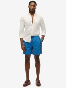 Спортивные плавки с принтом 17" Superdry, Monaco Blue