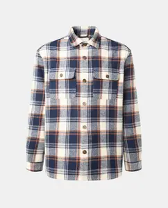 Мужская клетчатая рубашка Green Coast, песочный