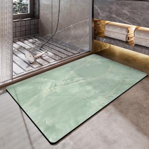 Dajiang Ковер 40х60 см из диатомита, быстросохнущий, для ванной комнаты, 2 шт, Yunji, Light Green