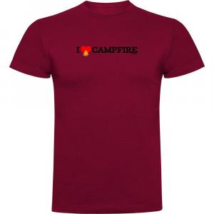 Футболка с коротким рукавом Kruskis I Love Campfire, красный