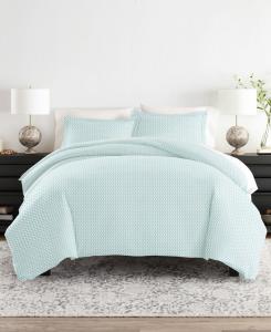 Комплект постельного белья Tranquil Sleep с узором, размер King/California King ienjoy Home, Light Blue Chevron