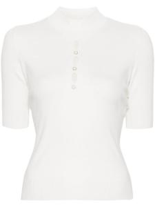 TWINSET свитер с вырезами и заклепками, белый