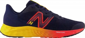 Кроссовки New Balance Fresh Foam Arishi v4 Big Kid Wide 'Navy Red Egg Yolk', синий