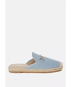 Мидори Деним Слипоны Мюли Женские London Rag, синий