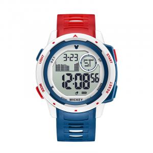 Disney Микки серия электронные часы с ремешком из ТПУ унисекс серый циферблат