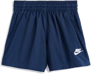 Тканые шорты Sportswear Club 4,5 дюйма Nike Kids, Midnight Navy/White