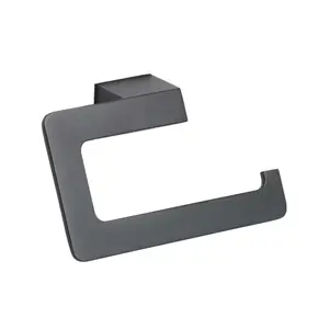 Держатель для туалетной бумаги Marina Manillons Torrent без крышки, матовый черный