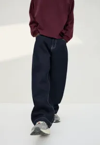 Бочкообразные мешковатые джинсы Bershka, Royal Blue