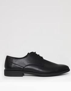 Туфли дерби на шнуровке черного цвета Threadbare