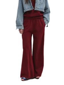 No Matter What Широкие брюки в цвете бордо