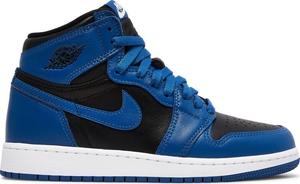 Кроссовки Air Jordan 1 Retro High OG GS Dark Marina Blue, синий