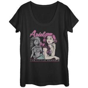 Детская футболка девяностых годов с рисунком «Русалочка» Disney's Ariel Licensed Character