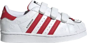 Кроссовки Adidas Hello Kitty x Superstar J, белый