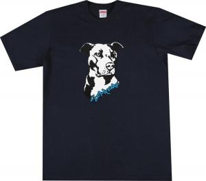 Футболка Supreme Pitbull Tee 'Navy', синий