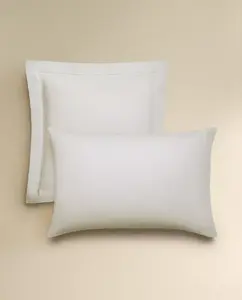 Наволочка Zara Home Hemstitched Linen, 50x75 см, белый