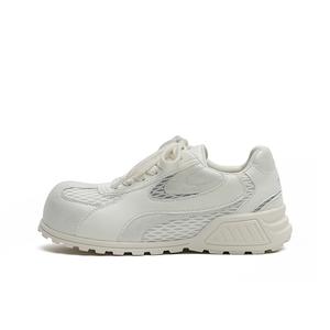 Дышащие и легкие низкие повседневные туфли для женщин MASOOMAKE, Milk White