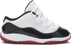 Кроссовки Air Jordan 11 Retro Low TD Concord-Bred, белый