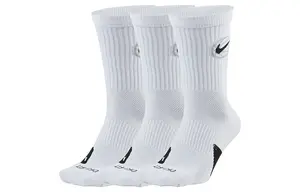 Носки унисекс Nike до середины икры 3 пары, белый