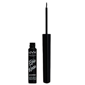 Жидкая подводка-лайнер для глаз Nyx Professional Makeup Epic Wear Metallic, black metal