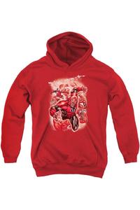 Толстовка с капюшоном Green Lantern Red Lanterns #1 для молодежи Gildan