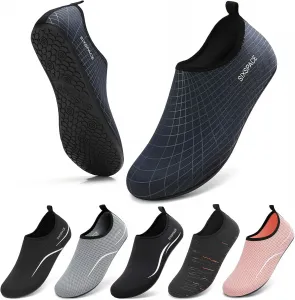 Водные тапочки Sixspace для женщин и мужчин, аква-носки для плавания, душа, пляжа, босиком, бассейна, быстросохнущие, нескользящие, для озера и серфинга, синий