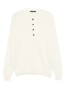 Поло на пуговицах Low Brand, нейтральный