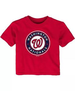 Красная футболка с основным логотипом сборной Вашингтона для мальчиков и девочек для младенцев Outerstuff, красный