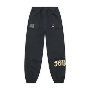 Детские вязаные спортивные штаны SS26 Jordan, черный