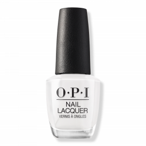 Лак для ногтей, черный/белый/серый OPI, crisp white (Alpine Snow)