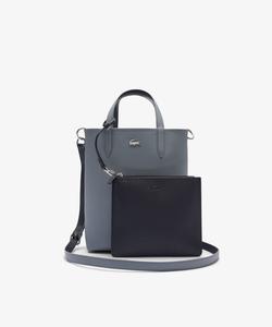 Двусторонняя вертикальная сумка-тоут ANNA / 2WAY