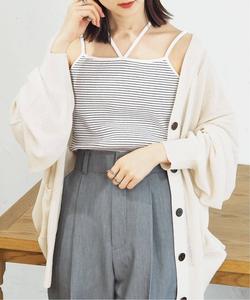 Топ/топ с завязками на шее и чашечками