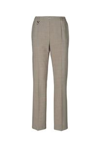 Короткий размер: брюки-стринги из натуральной шерсти Trevira Martha Goldner, мультиколор