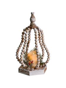 Beliani Светодиодная декорация PETRUMA коричнево-зелено-желтого цвета - (Ш) 20 x (В) 40 x (Д) 25 см