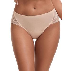 Женские кружевные трусики-слипы с высокой посадкой и полным покрытием Inspire Chic, Beige