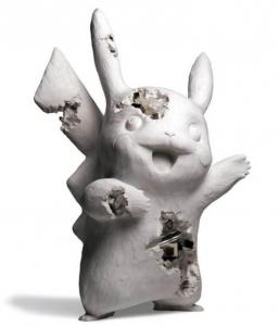 Фигурка Daniel Arsham x Pokemon Crystalized Pikachu Future Relic, белый