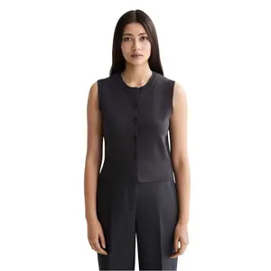 Вязаный жилет Scotch & Soda Compact Spencer, серый