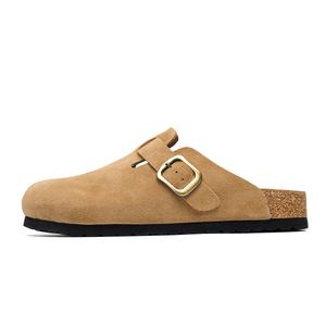 Сандалии с пробковой подошвой и обхватывающим носком, унисекс, желтые C°BANNER, Yellow