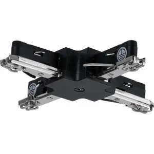 Соединитель рельсовой системы URail соединитель X-образный 104x104 мм макс. 1000 Вт 1 шт. Paulmann, черный