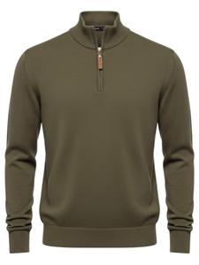 Ombre Свитер в темно-зеленом цвете