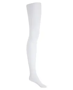 Комплект из 2 колготок Basix в рубчик Punto Blanco, белый