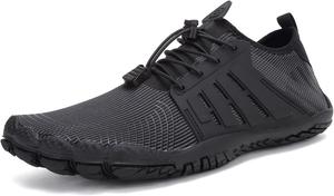 Мужские водные тапочки, босоножки с быстрой сушкой, акваноски для активного отдыха, спорта, каякинга, лодочных прогулок, походов, серфинга и прогулок Watelves, черный