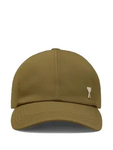 Бейсболка с монограммой Ami de Coeur AMI Paris, коричневый